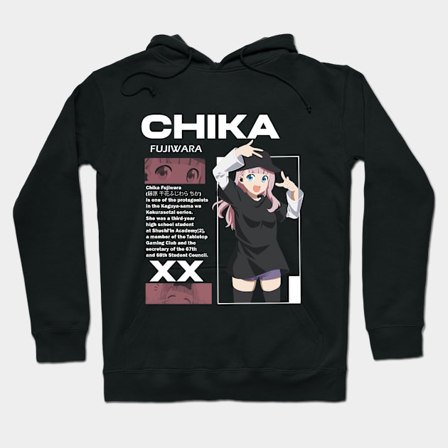 Chika Fujiwara - Kaguya-sama wa Kokurasetai Hoodie by Araki Shop